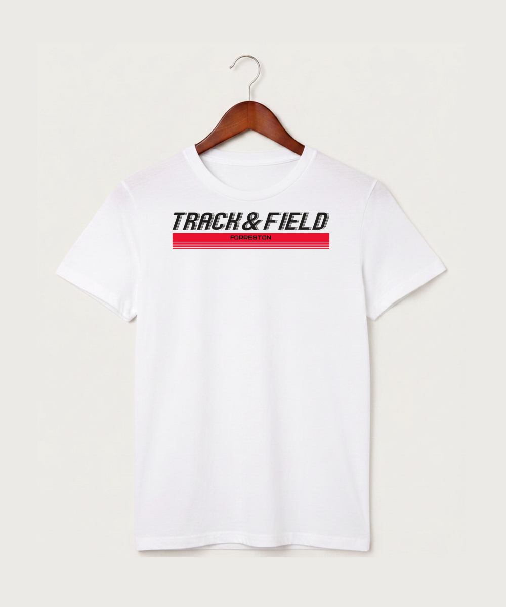Forreston Track and Field - White T-Shirt - Full Front