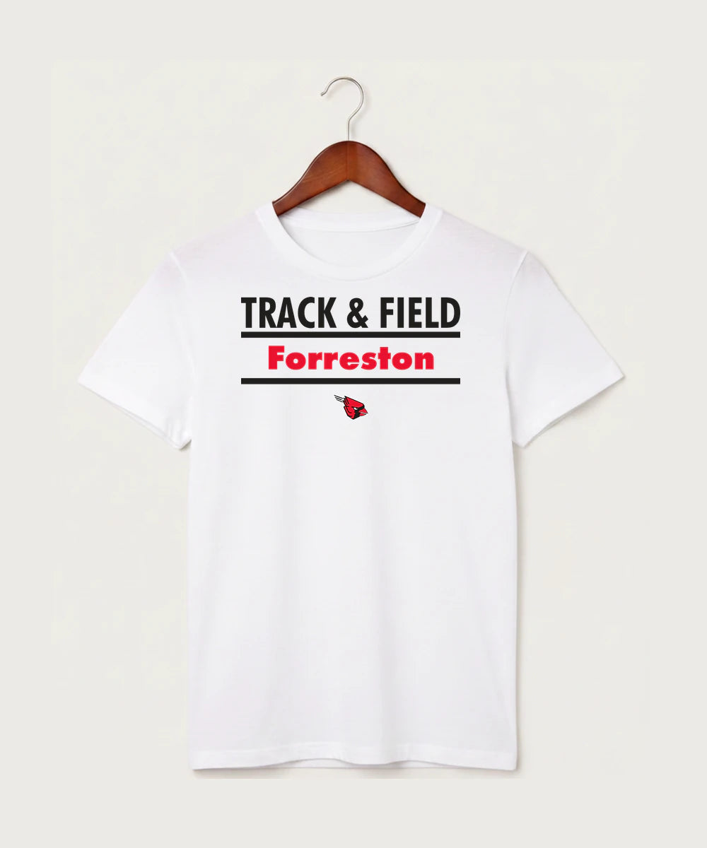 Forreston Track and Field - White T-Shirt - Full Front