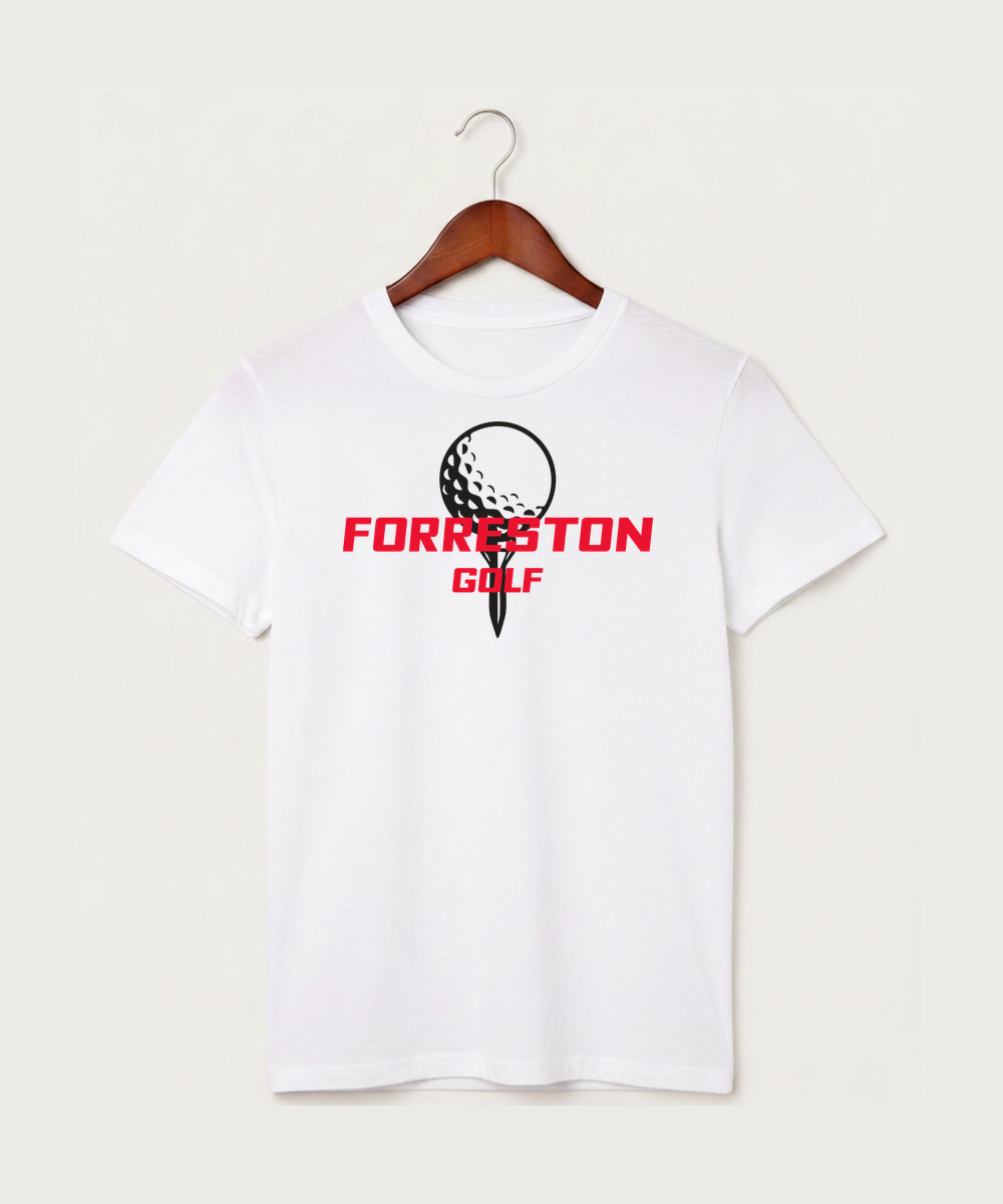 Forreston Golf - White T-Shirt - Full Front