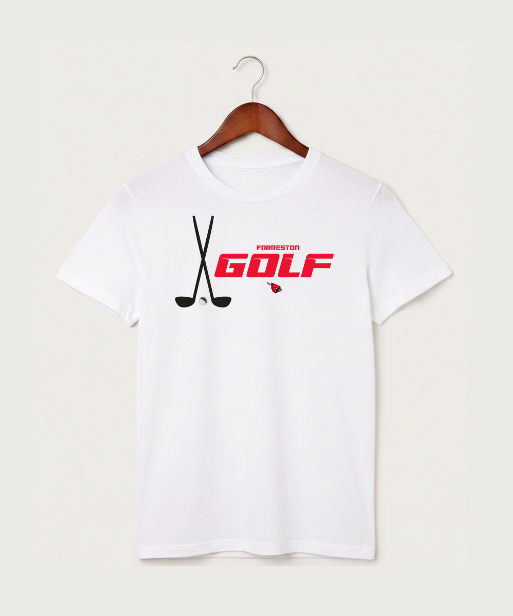 Forreston Golf - White T-Shirt - Full Front