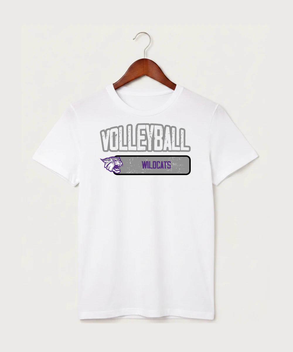 Goodhue High School Volleyball (Girls) - White T-Shirt - Full Front