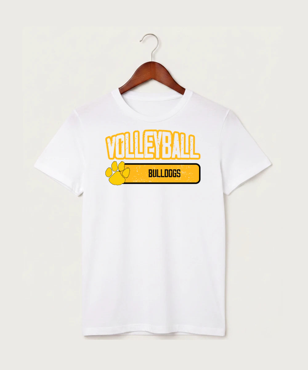 Plainview Elgin Millville H S Volleyball (Girls) - White T-Shirt - Full Front