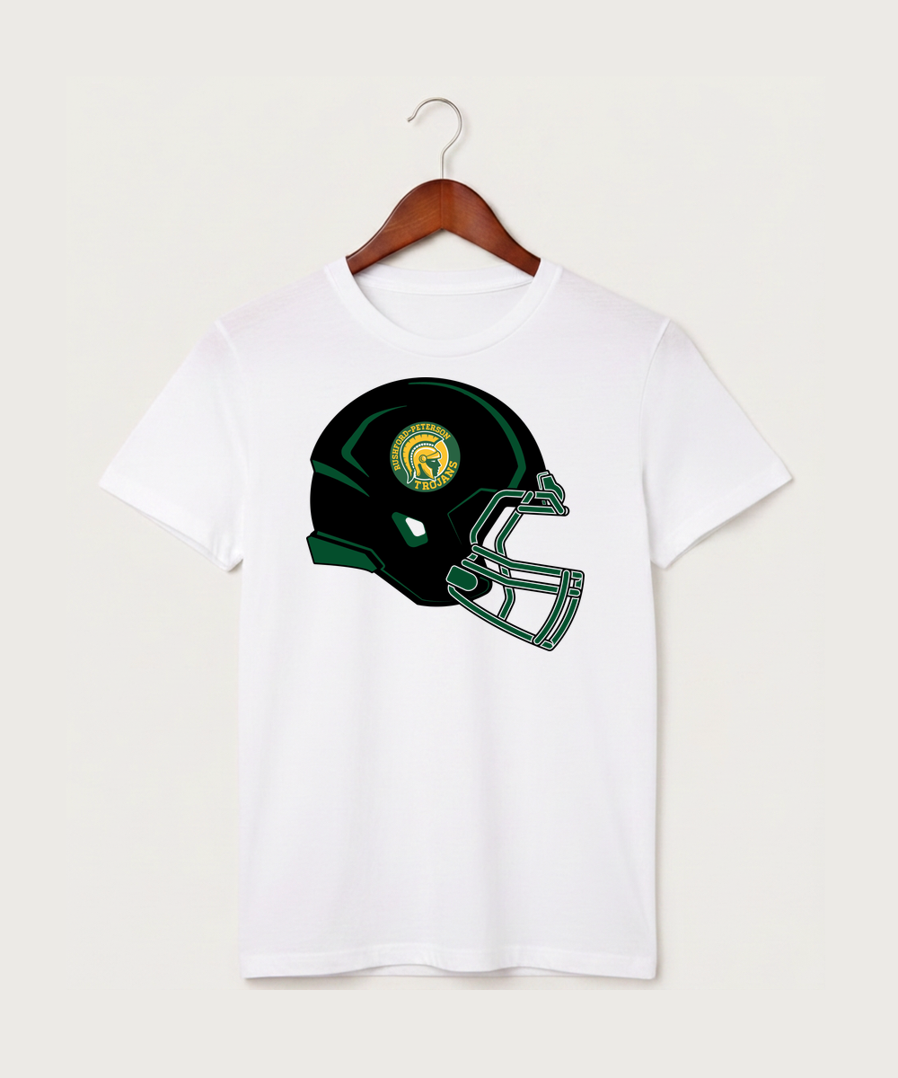 Rushford Peterson High School Football (Boys) - White T-Shirt - Full Front