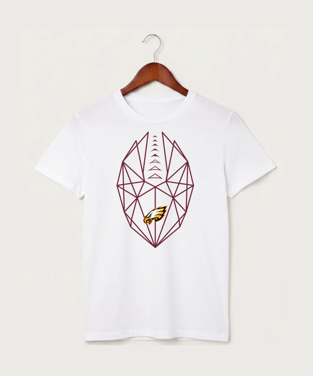 Dover-Eyota High School Football (Boys) - White T-Shirt - Full Front