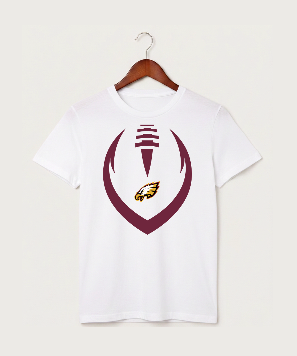 Dover-Eyota High School Football (Boys) - White T-Shirt - Full Front