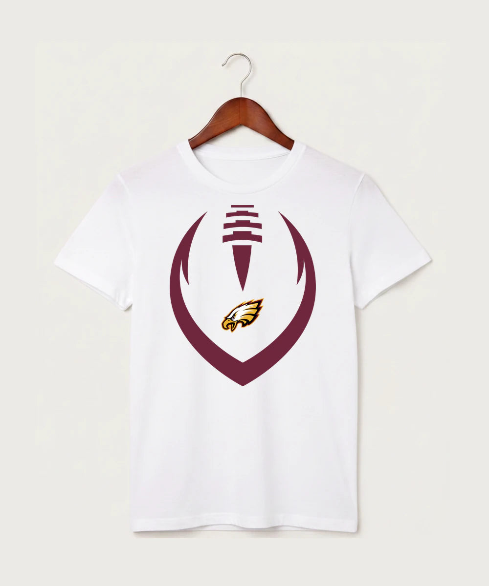 Dover-Eyota High School Football (Boys) - White T-Shirt - Full Front