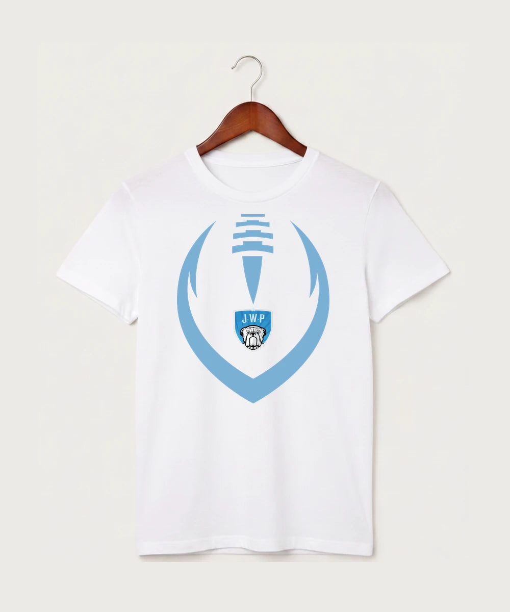 Janesville Waldorf Pemberton Football (Boys) - White T-Shirt - Full Front