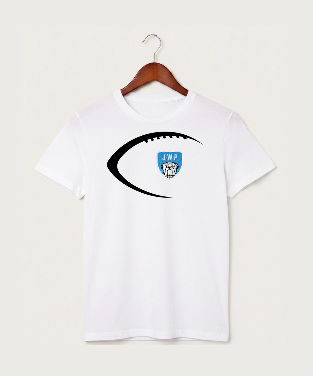 Janesville Waldorf Pemberton Football (Boys) - White T-Shirt - Full Front