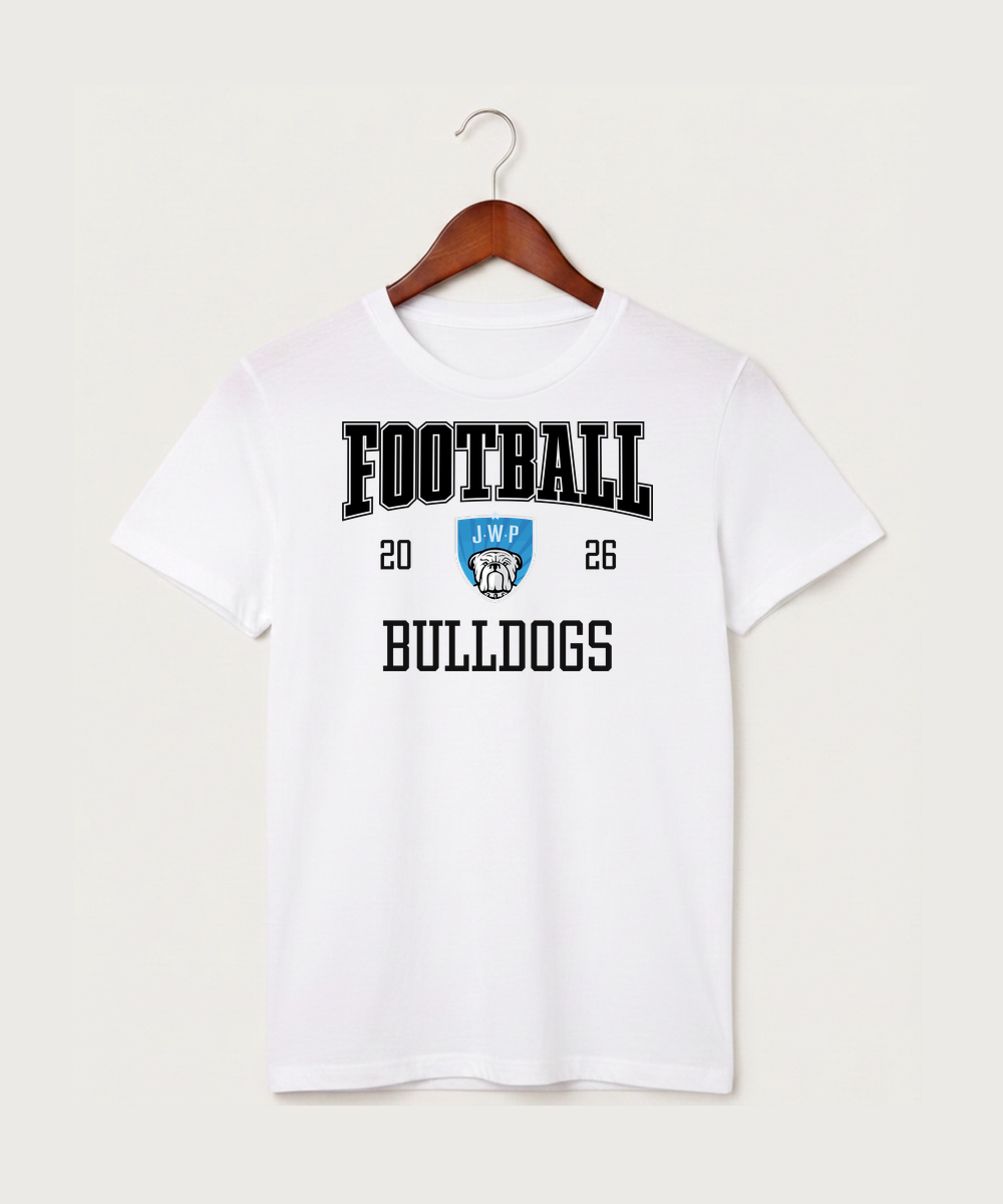 Janesville Waldorf Pemberton Football (Boys) - White T-Shirt - Full Front