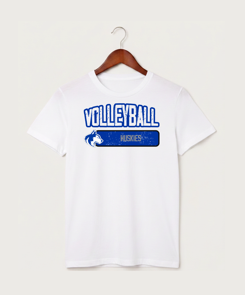 Owatonna High School Volleyball (Girls) - White T-Shirt - Full Front