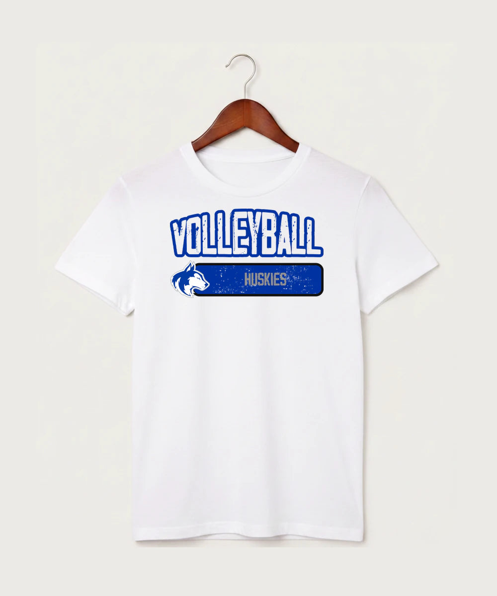 Owatonna High School Volleyball (Girls) - White T-Shirt - Full Front