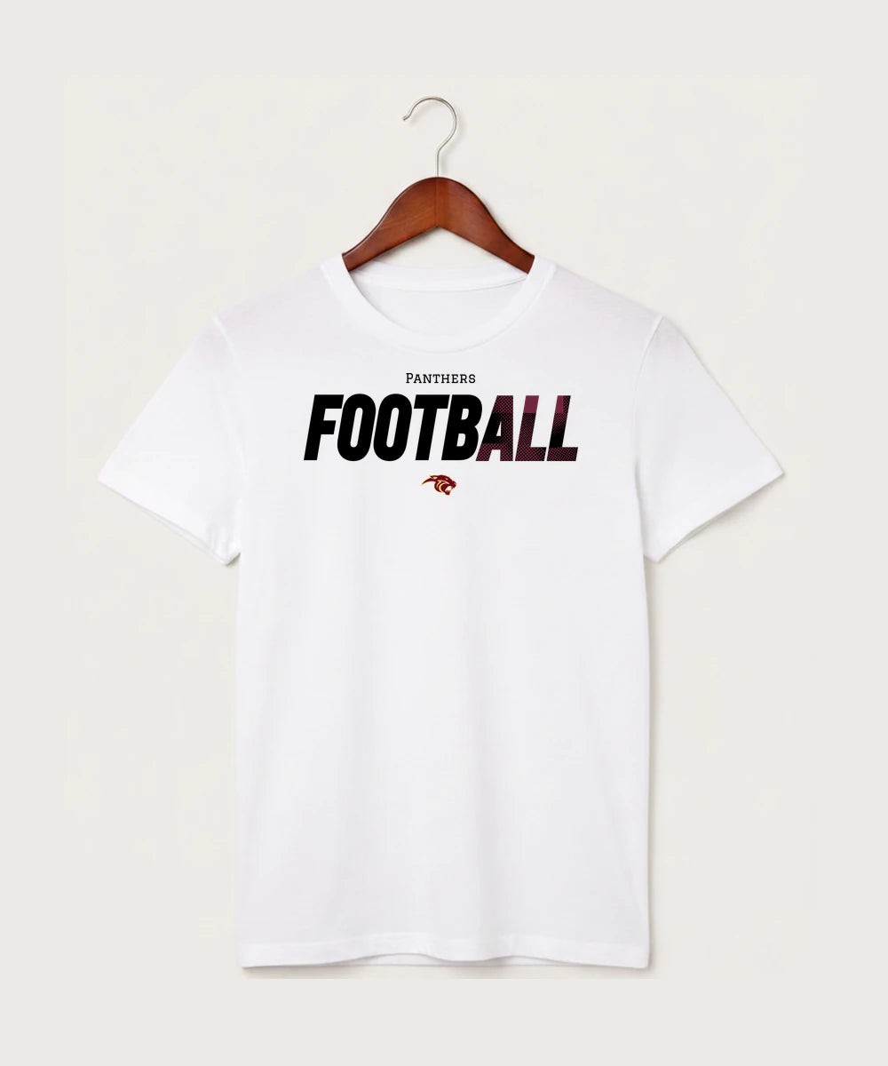 Pine Island High School Football (Boys) - White T-Shirt - Full Front