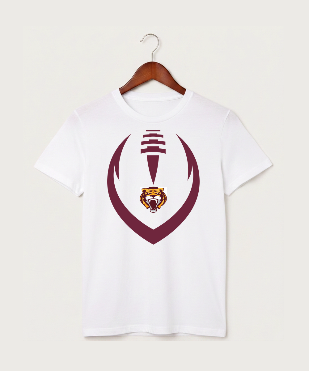 Stewartville High School Football (Boys) - White T-Shirt - Full Front