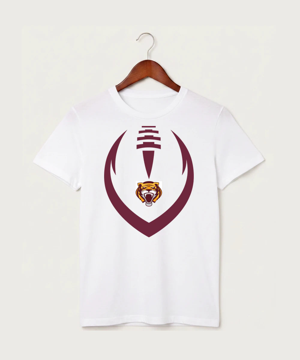 Stewartville High School Football (Boys) - White T-Shirt - Full Front