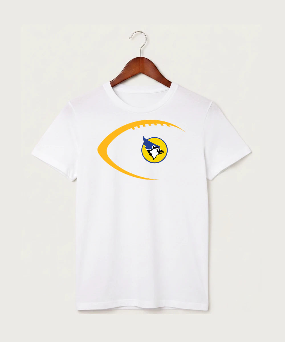 Waseca High School Football (Boys) - White T-Shirt - Full Front