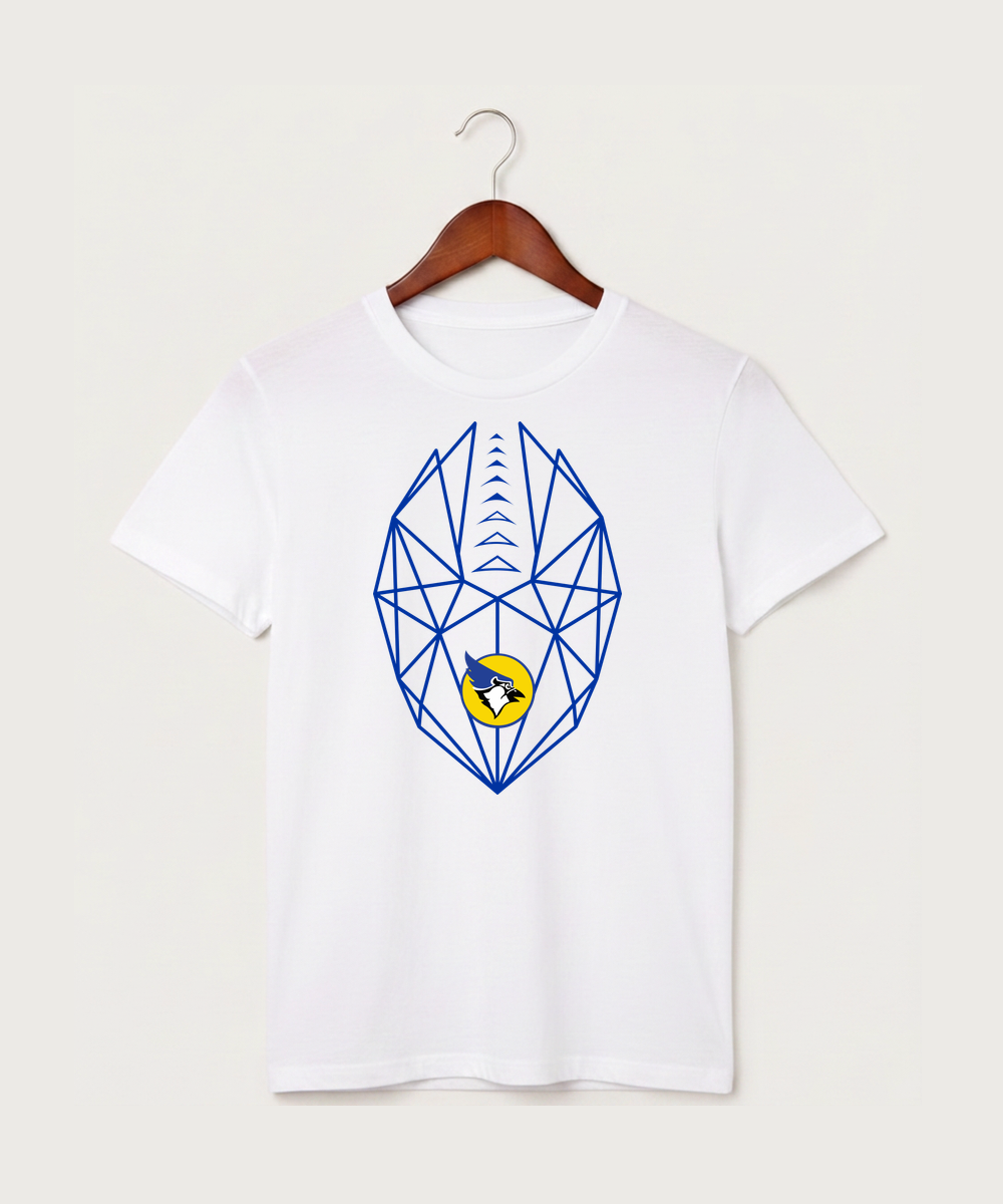 Waseca High School Football (Boys) - White T-Shirt - Full Front