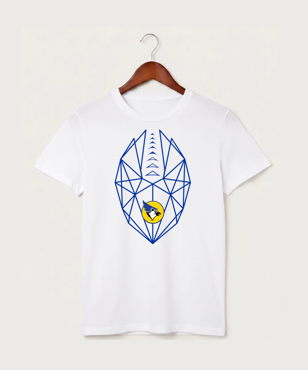 Waseca High School Football (Boys) - White T-Shirt - Full Front