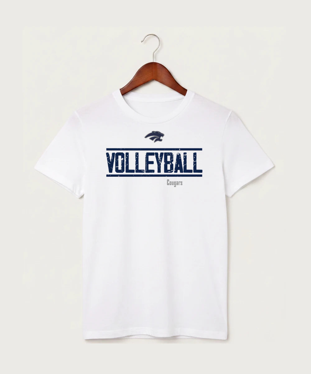 Zumbrota Mazeppa High School Volleyball (Girls) - White T-Shirt - Full Front