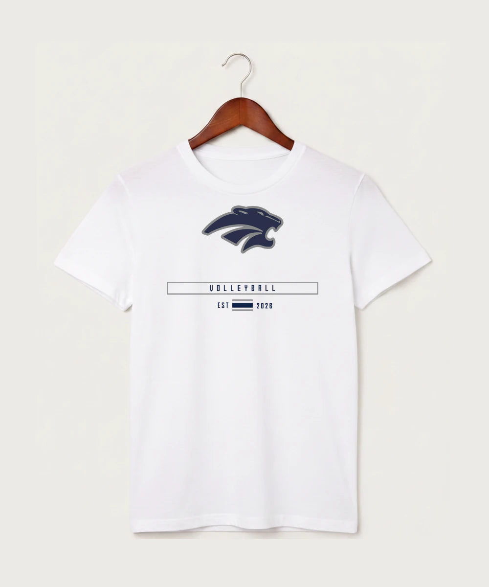 Zumbrota Mazeppa High School Volleyball (Girls) - White T-Shirt - Full Front