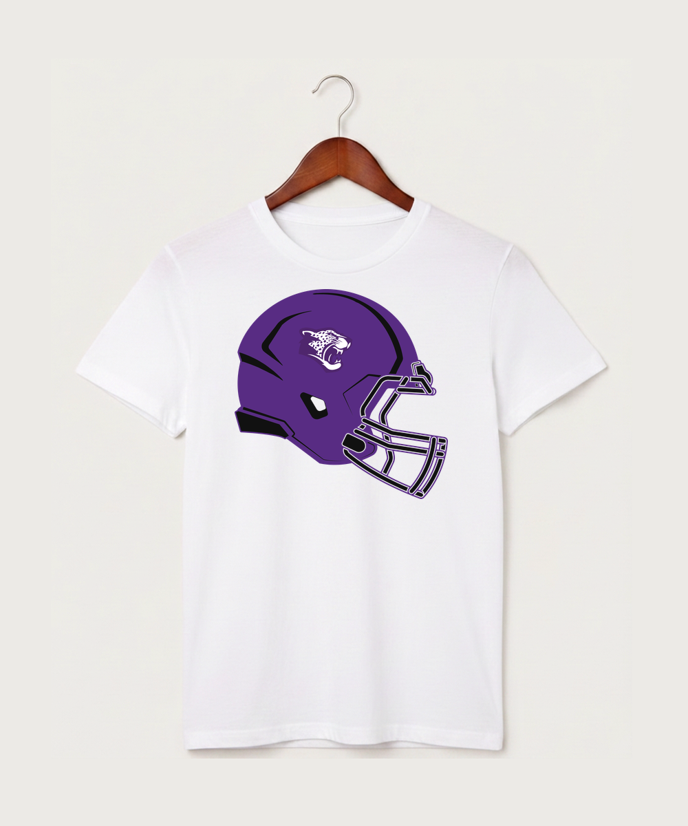 Granada-Huntley-East Chain/Truman Football (Boys) - White T-Shirt - Full Front