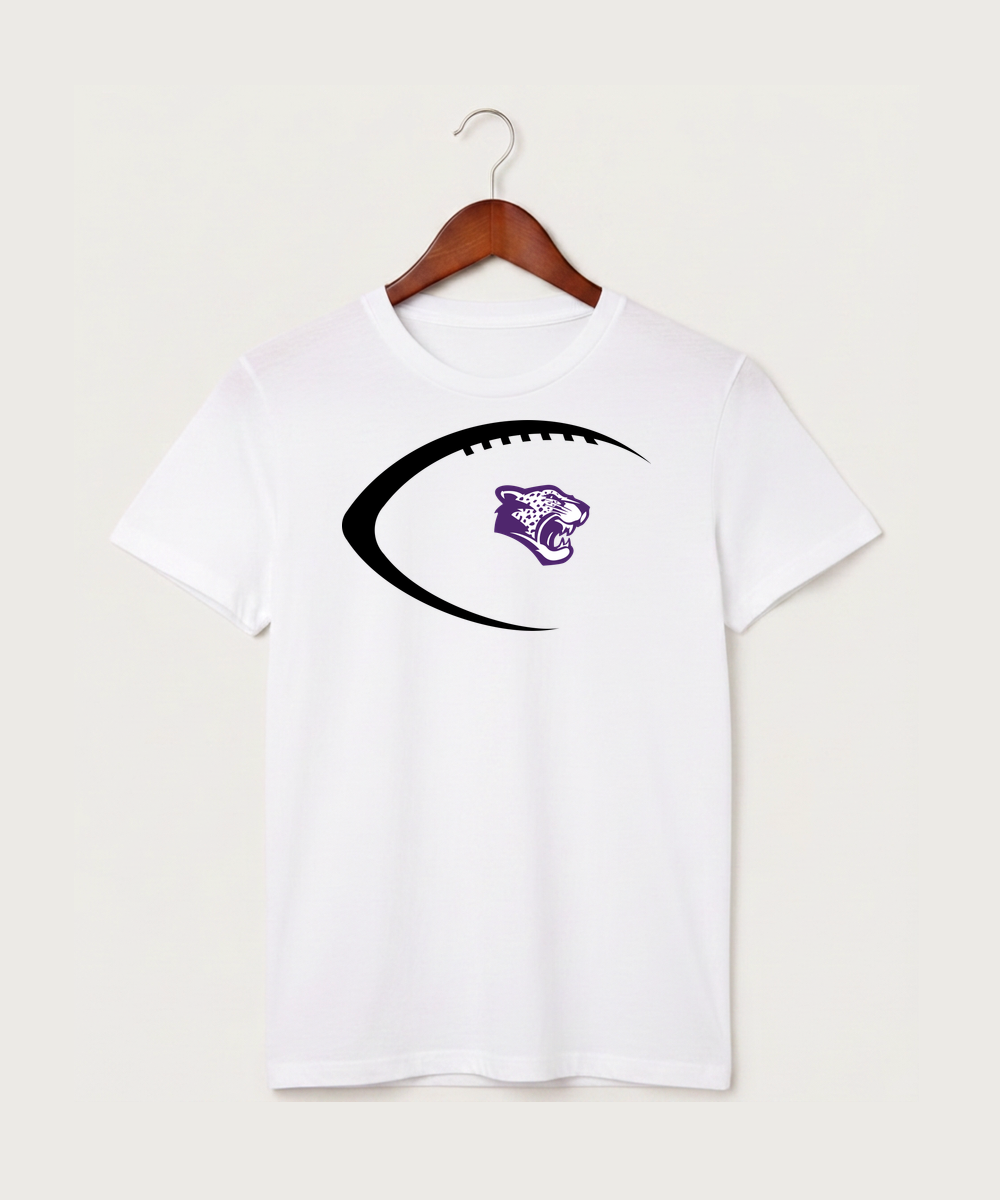 Granada-Huntley-East Chain/Truman Football (Boys) - White T-Shirt - Full Front