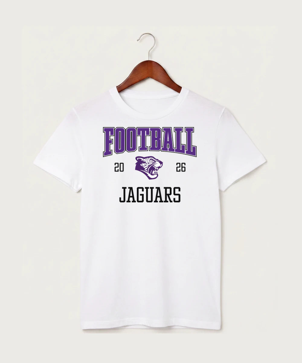 Granada-Huntley-East Chain/Truman Football (Boys) - White T-Shirt - Full Front