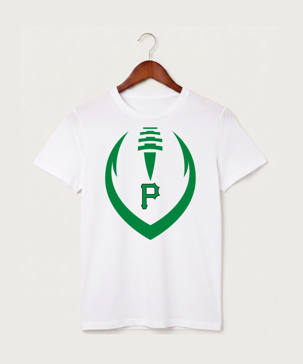 Pipestone Area High School Football (Boys) - White T-Shirt - Full Front