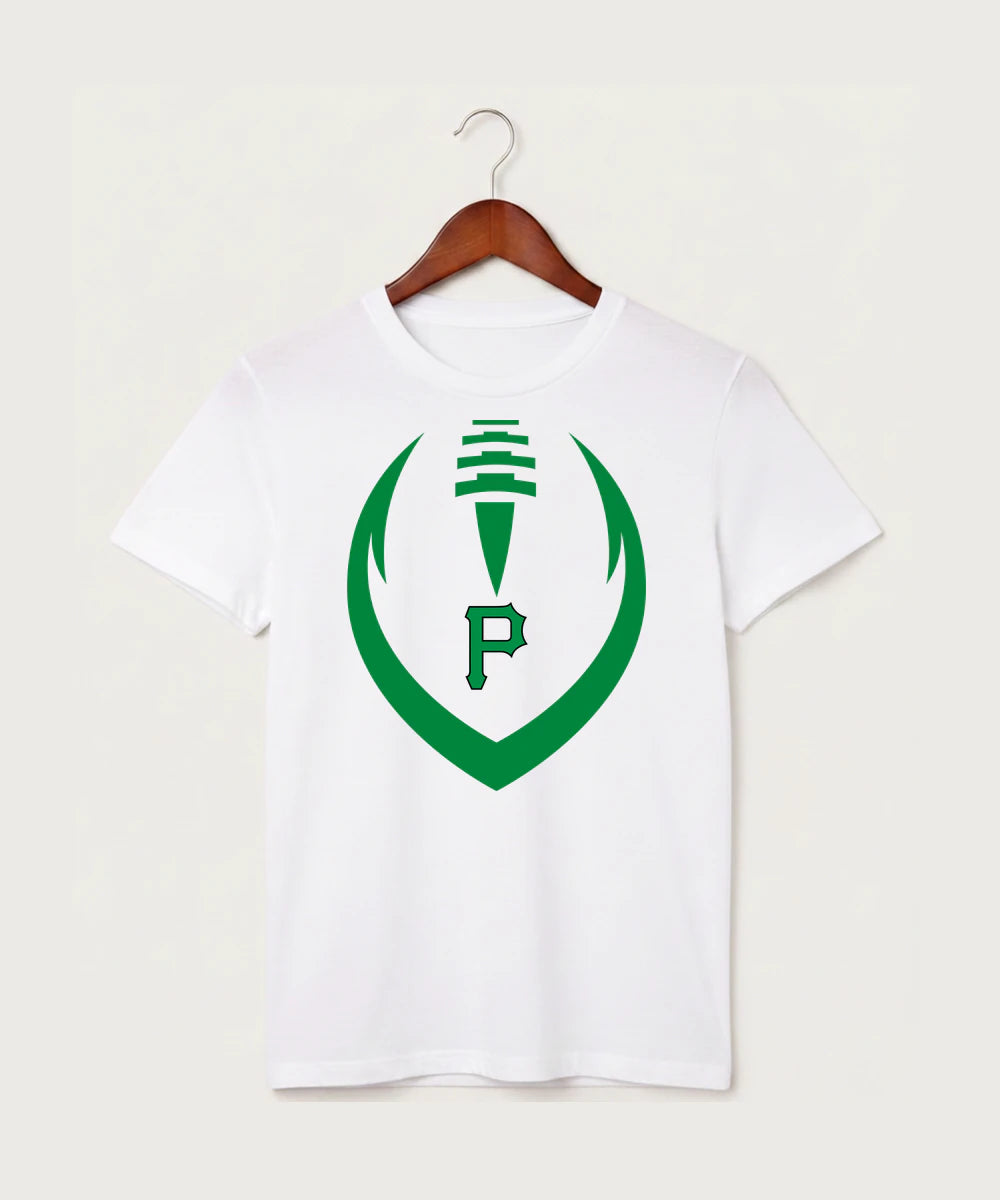 Pipestone Area High School Football (Boys) - White T-Shirt - Full Front
