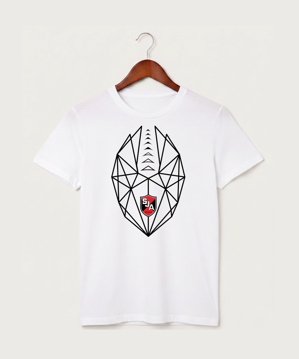 Saint James High School Football (Boys) - White T-Shirt - Full Front