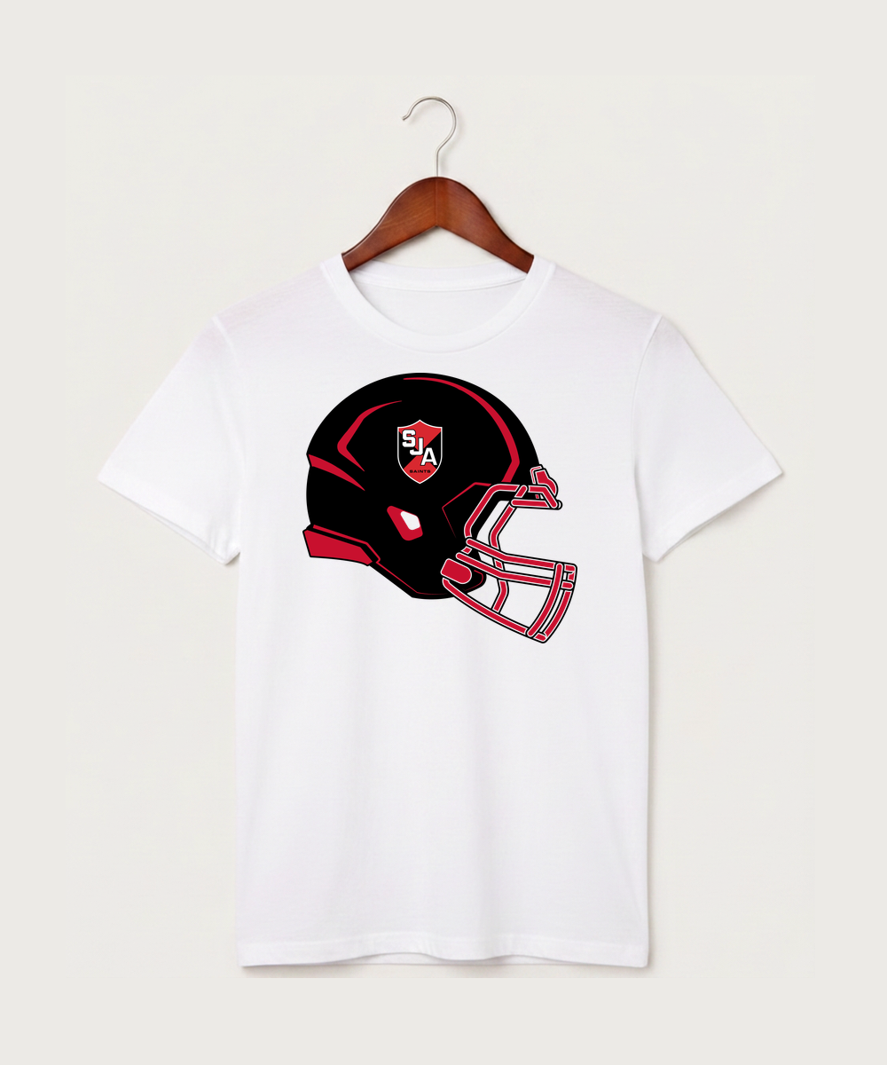 Saint James High School Football (Boys) - White T-Shirt - Full Front