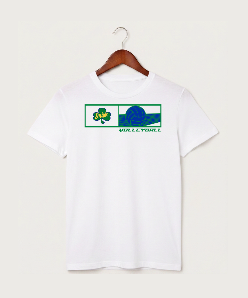 Rosemount High School Volleyball (Girls) - White T-Shirt - Full Front