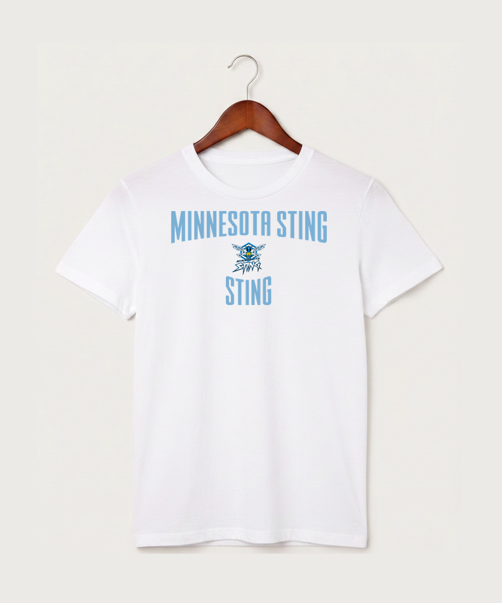 Minnesota Sting Athletics - White T-Shirt - Full Front