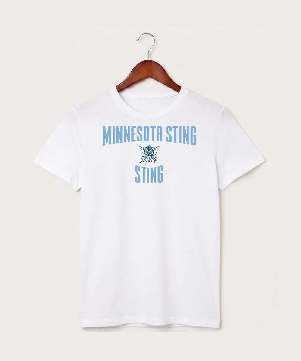 Minnesota Sting Athletics - White T-Shirt - Full Front