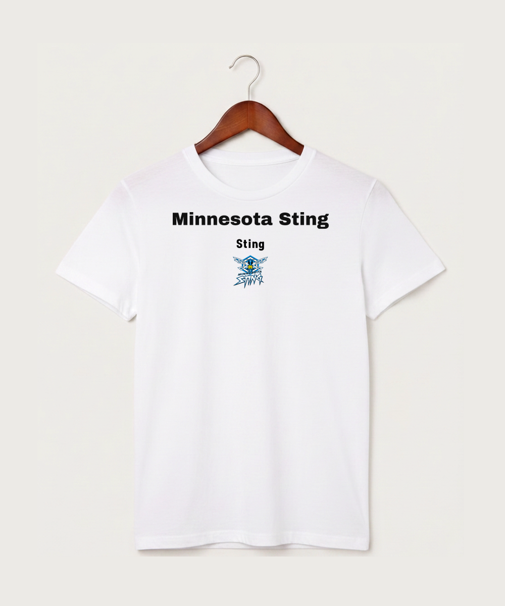 Minnesota Sting Athletics - White T-Shirt - Full Front