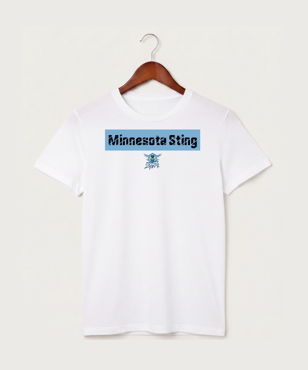 Minnesota Sting Athletics - White T-Shirt - Full Front