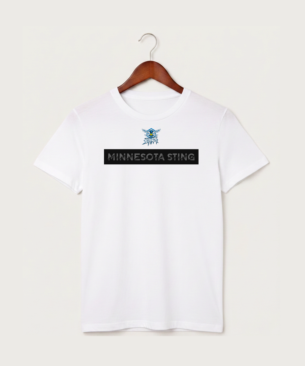 Minnesota Sting Athletics - White T-Shirt - Full Front