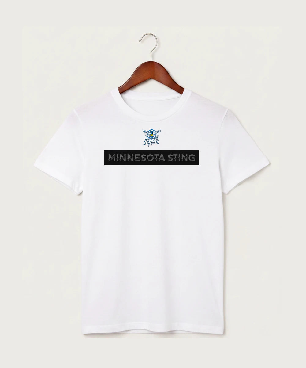 Minnesota Sting Athletics - White T-Shirt - Full Front