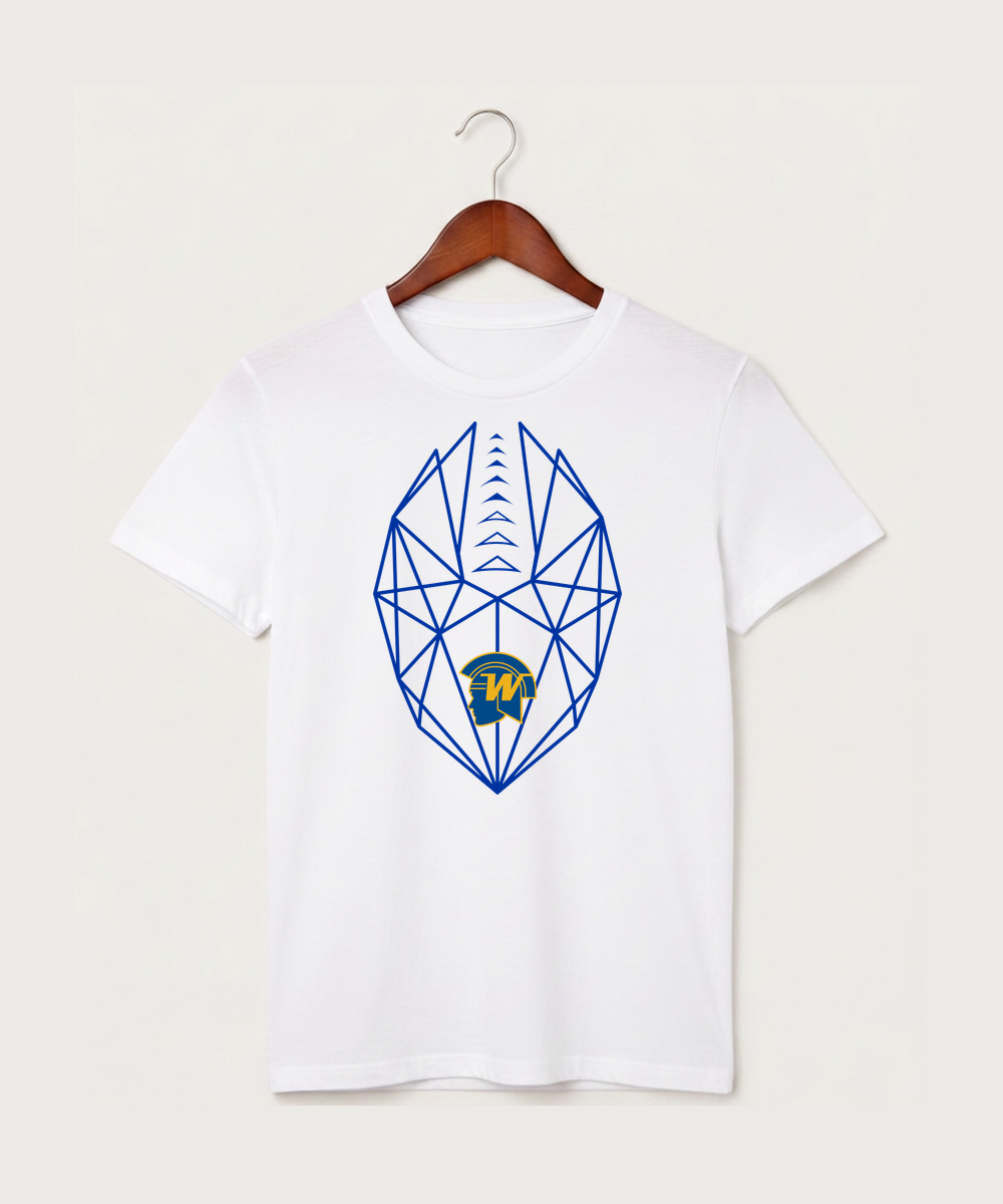 Wayzata High School Football (Boys) - White T-Shirt - Full Front