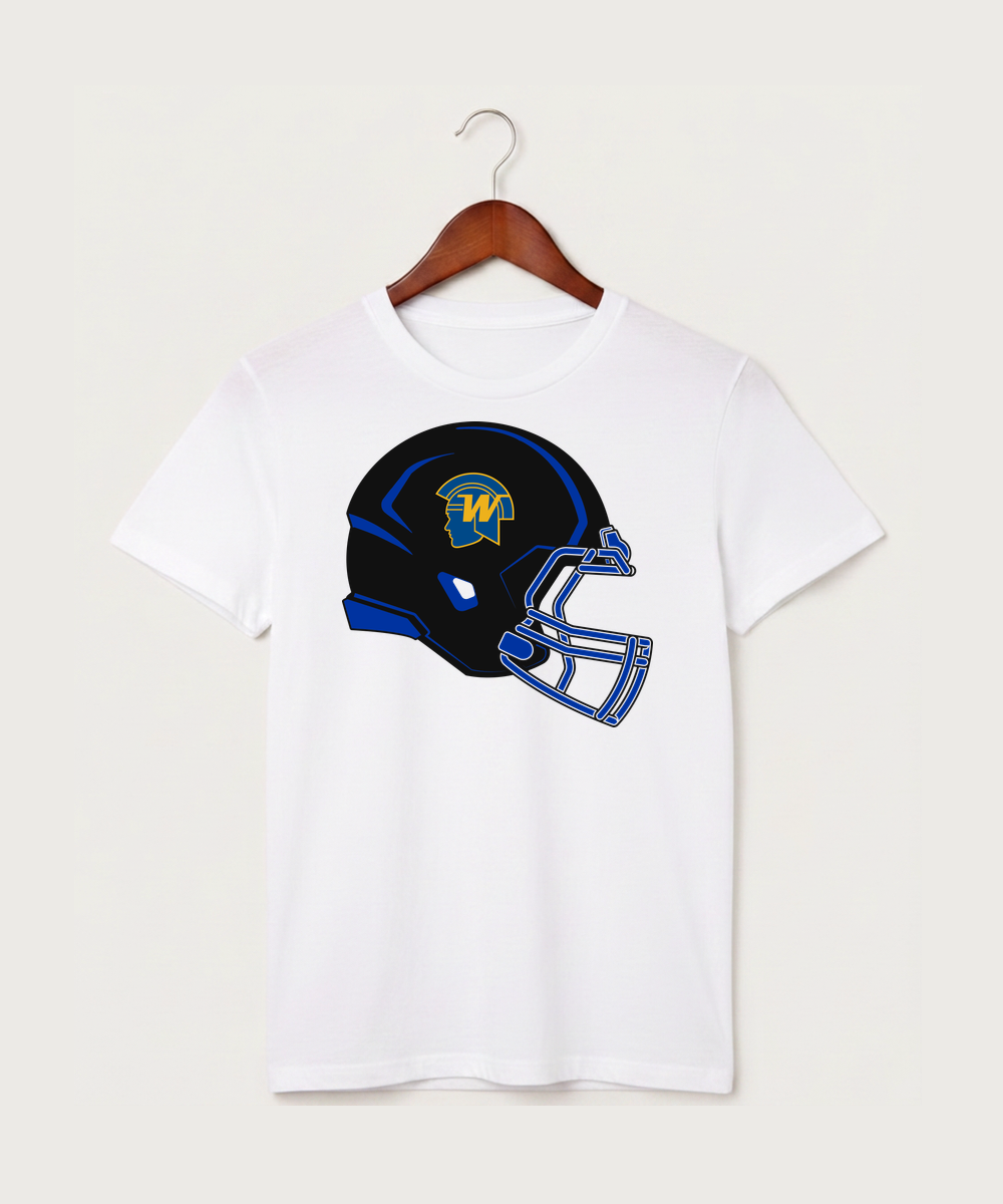 Wayzata High School Football (Boys) - White T-Shirt - Full Front