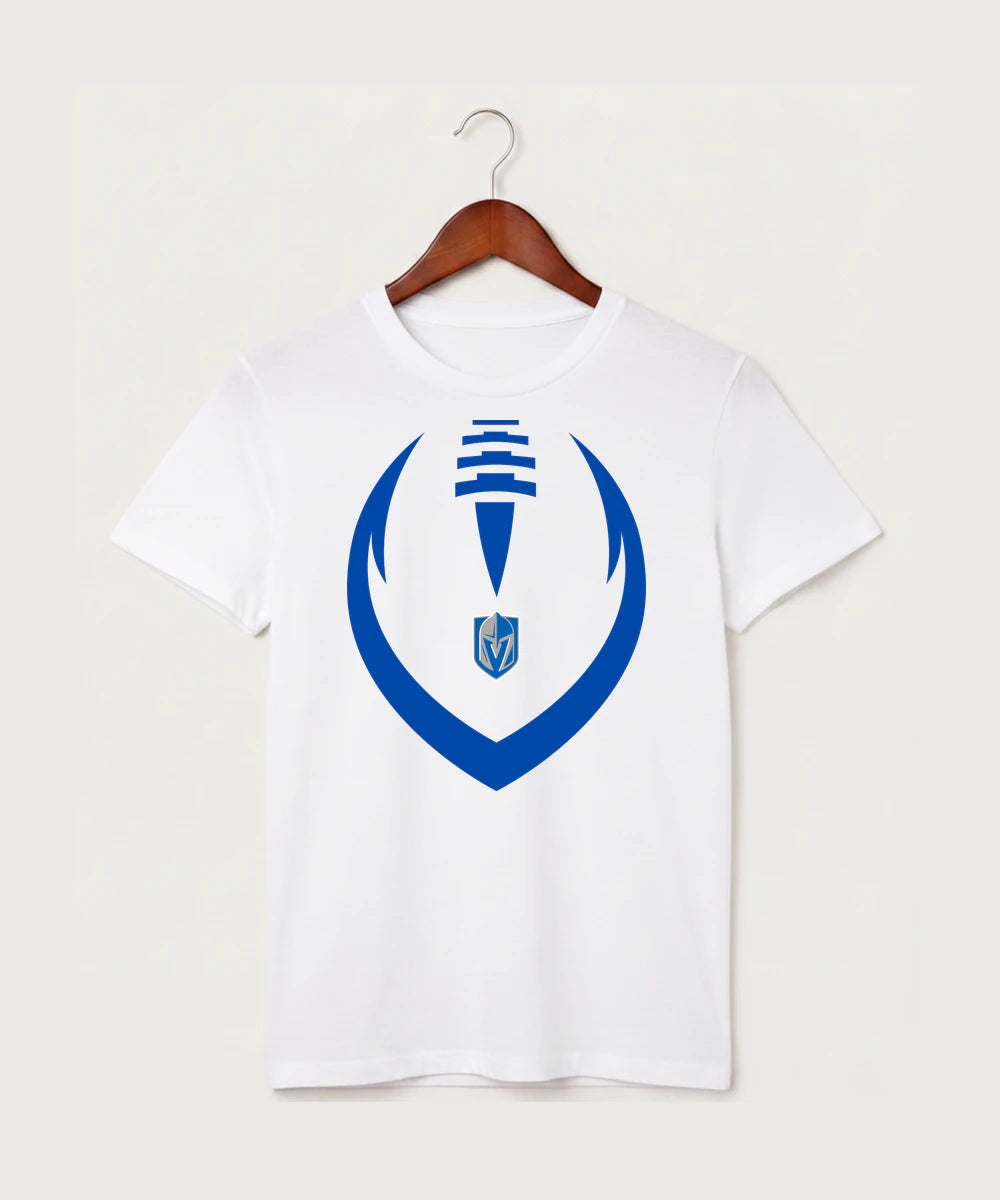 Lake Crystal-Welcome-Memorial High School Football (Boys) - White T-Shirt - Full Front