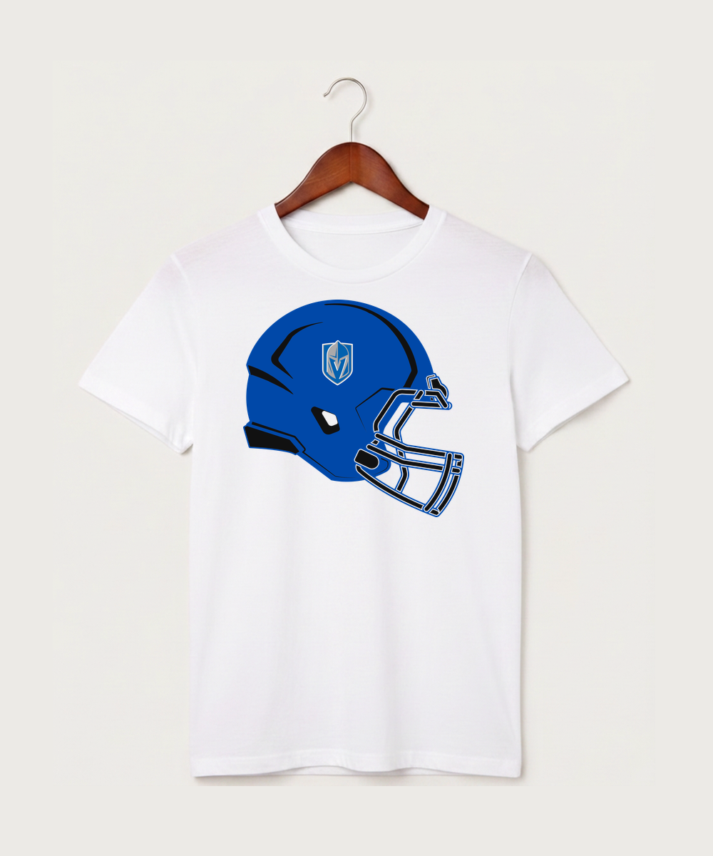 Lake Crystal-Welcome-Memorial High School Football (Boys) - White T-Shirt - Full Front