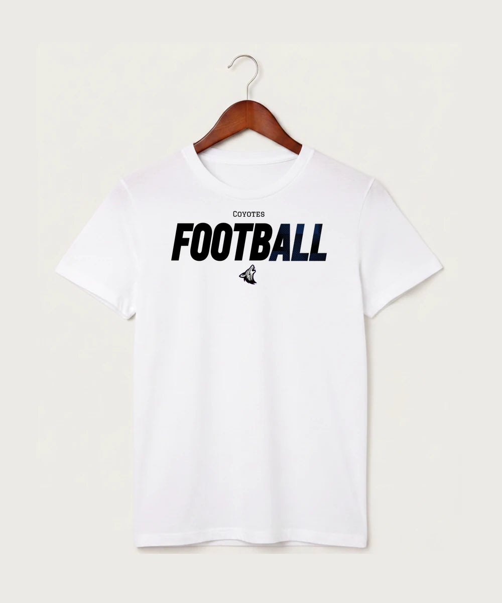 Heron Lake-Okabena High School Football (Boys) - White T-Shirt - Full Front