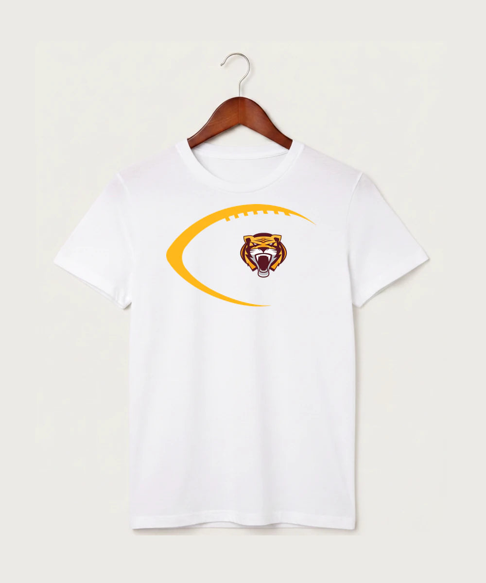 Stewartville High School Football (Boys) - White T-Shirt - Full Front