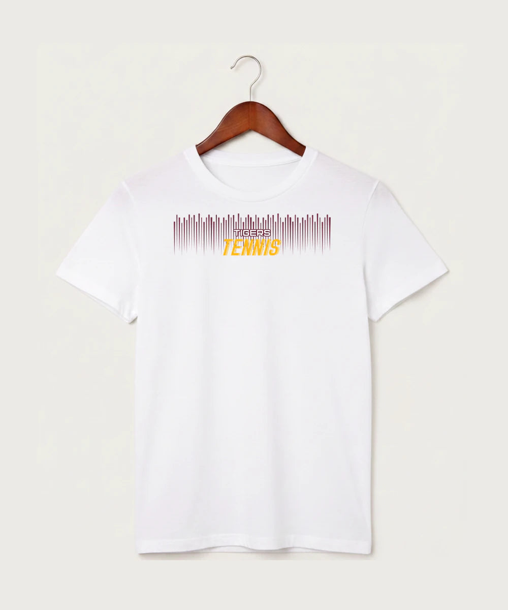 Stewartville High School Tennis (Coed) - White T-Shirt - Full Front