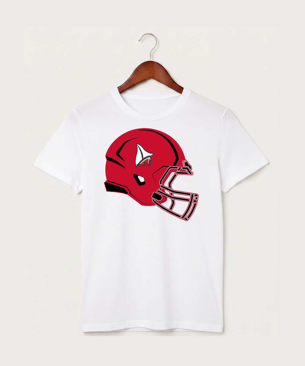 Detroit Lakes Community High School Football (Boys) - White T-Shirt - Full Front
