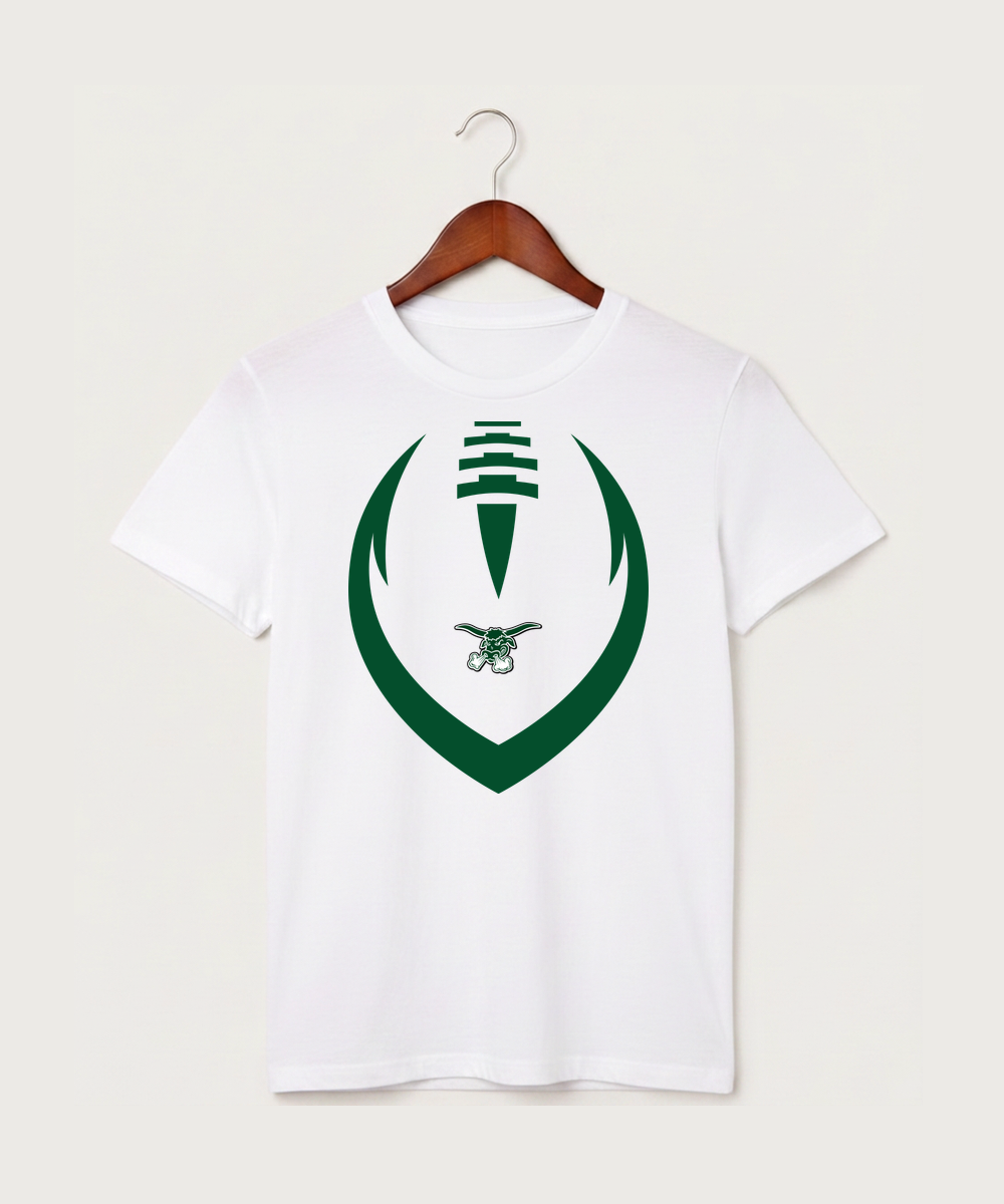 West Fargo High School Football (Boys) - White T-Shirt - Full Front