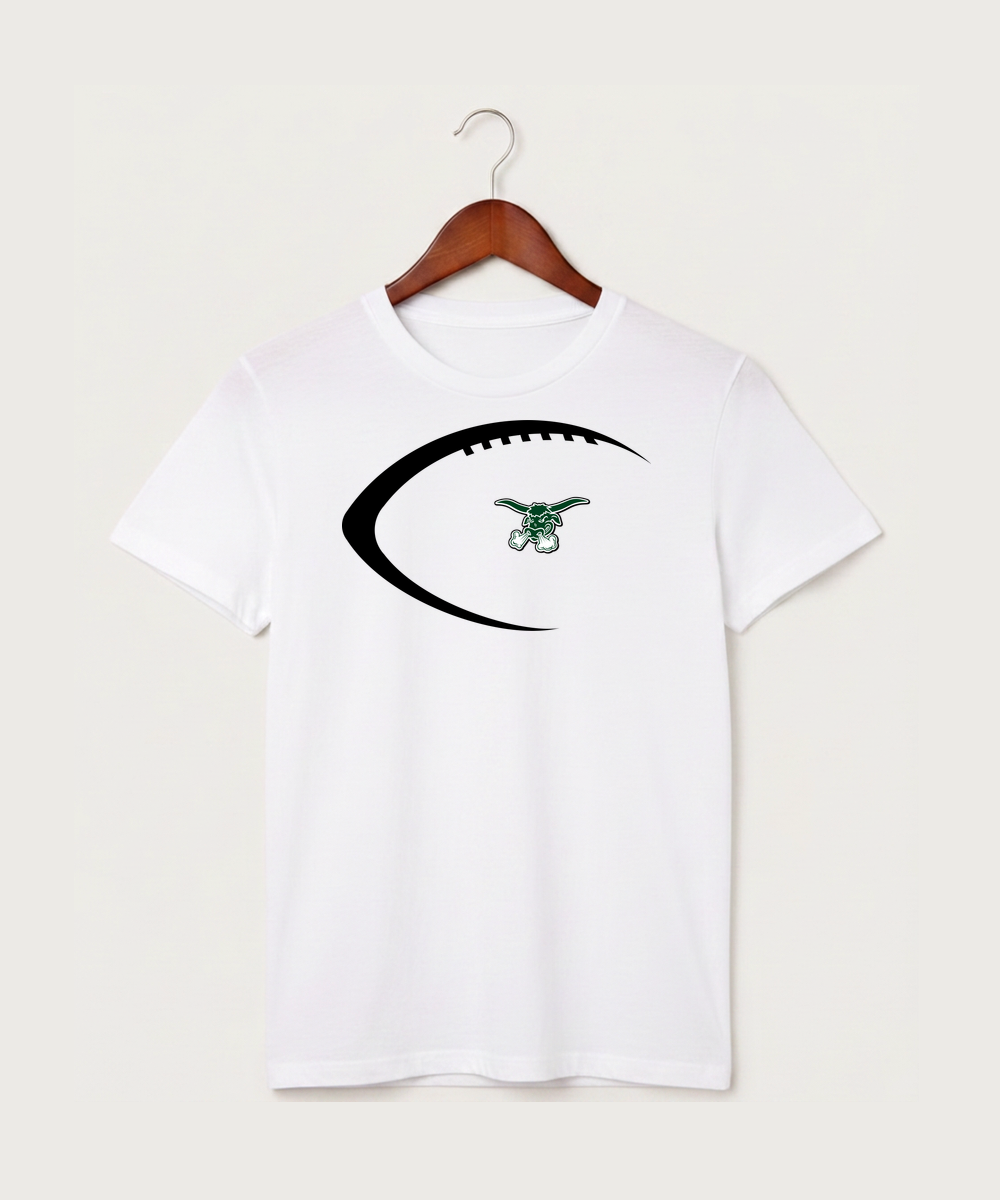 West Fargo High School Football (Boys) - White T-Shirt - Full Front