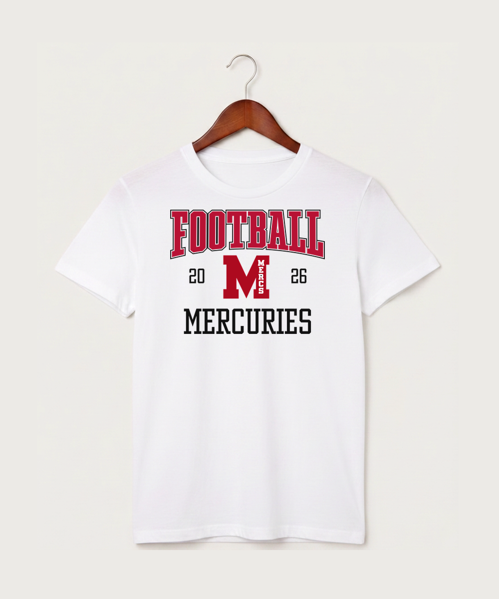 Mcgregor High School Football (Boys) - White T-Shirt - Full Front