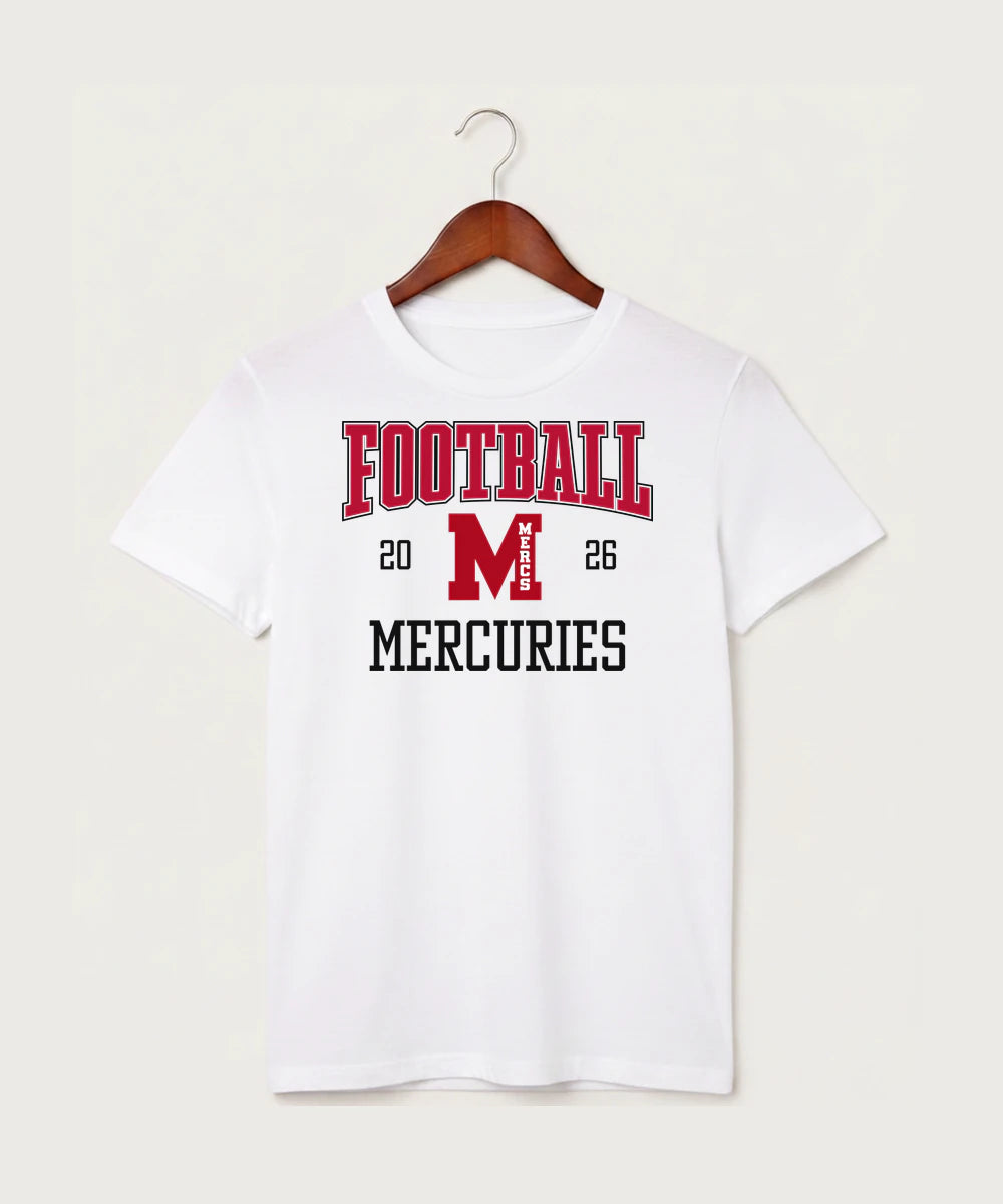 Mcgregor High School Football (Boys) - White T-Shirt - Full Front