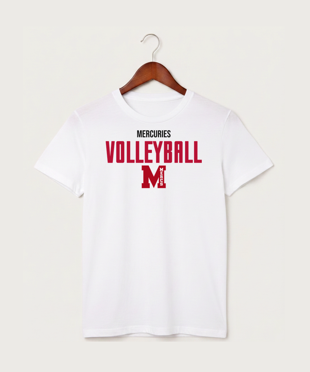 Mcgregor High School Volleyball (Girls) - White T-Shirt - Full Front